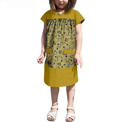 Dresses for Girls Long Shirt Summer Casual Outfits KID053