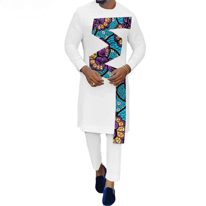 Couples African Clothes Women Dresses with Men suits CC006-1