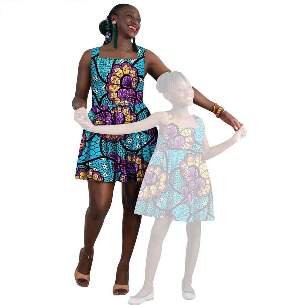 African Print Dresses for Women and Girls Ankara Dresses