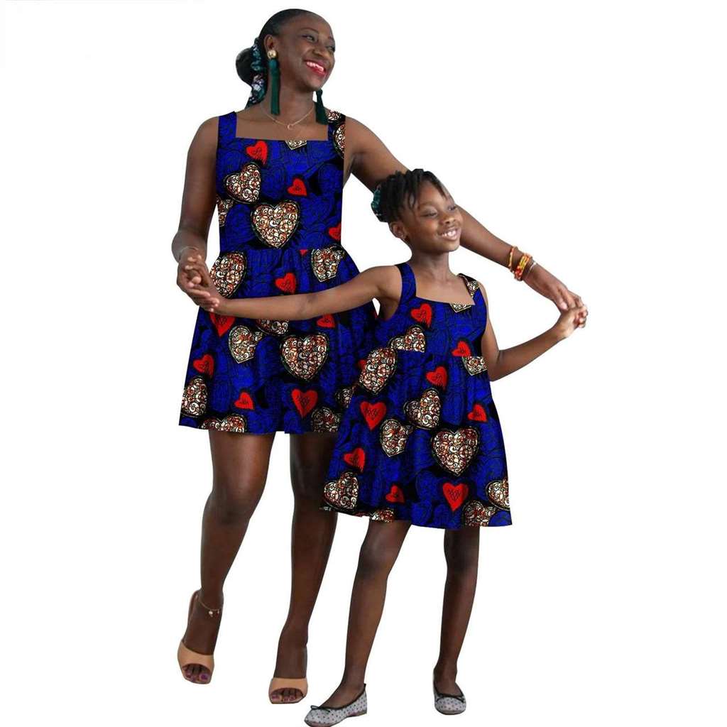 African Print Dresses for Women and Girls Ankara Dresses