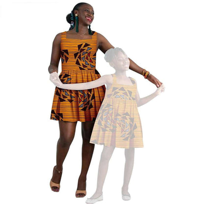 African Print Dresses for Women and Girls Ankara Dresses FM025-1