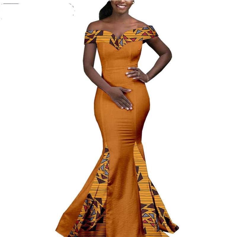 Couple African Clothes Wedding Slim Dress Men Irregular Sets CC026-2