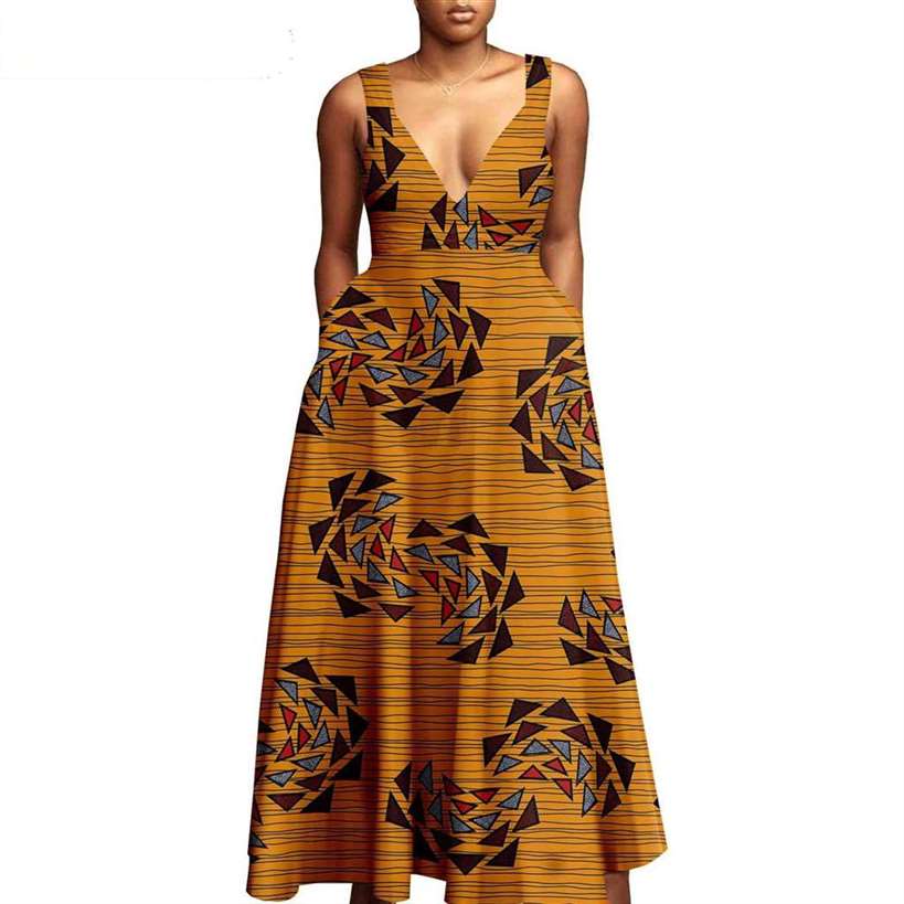 African Print Dresses for Women Match Men Sets CC071-1