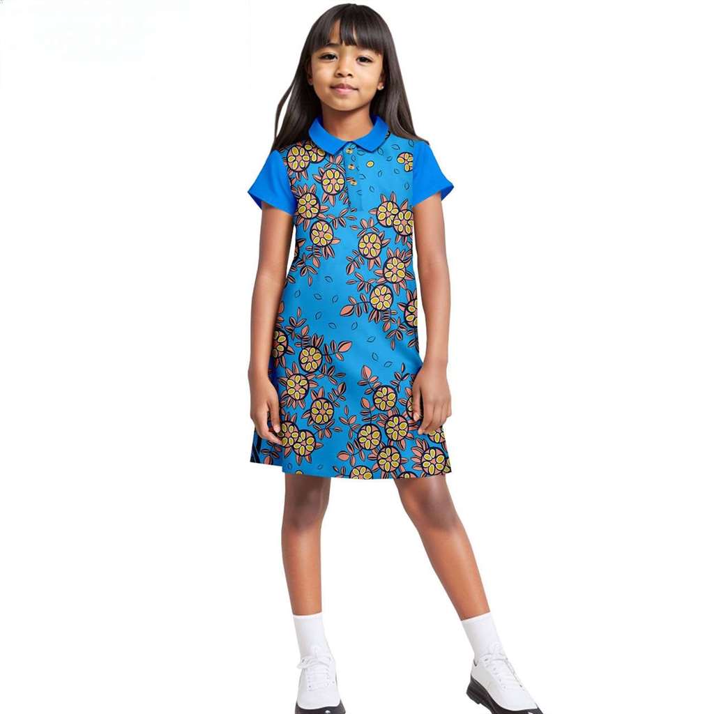 African Clothes Cotton Print Knee-length Dresses Ankara Outerwear