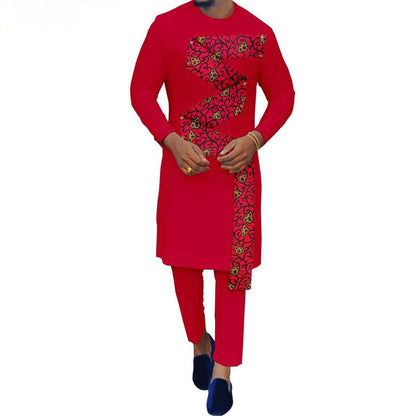 Couples African Clothes Women Dresses with Men suits CC006-2