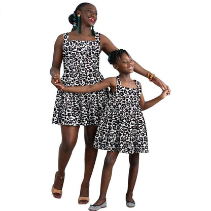 African Print Dresses for Women and Girls Ankara Dresses FM025-1