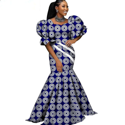 African Couple Clothes women Print Dresses Wedding Men Suits CC027-2