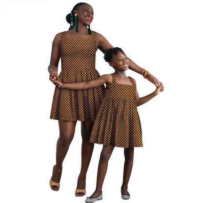 African Print Dresses for Women and Girls Ankara Dresses FM025-2