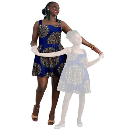 African Print Dresses for Women and Girls Ankara Dresses FM025-2