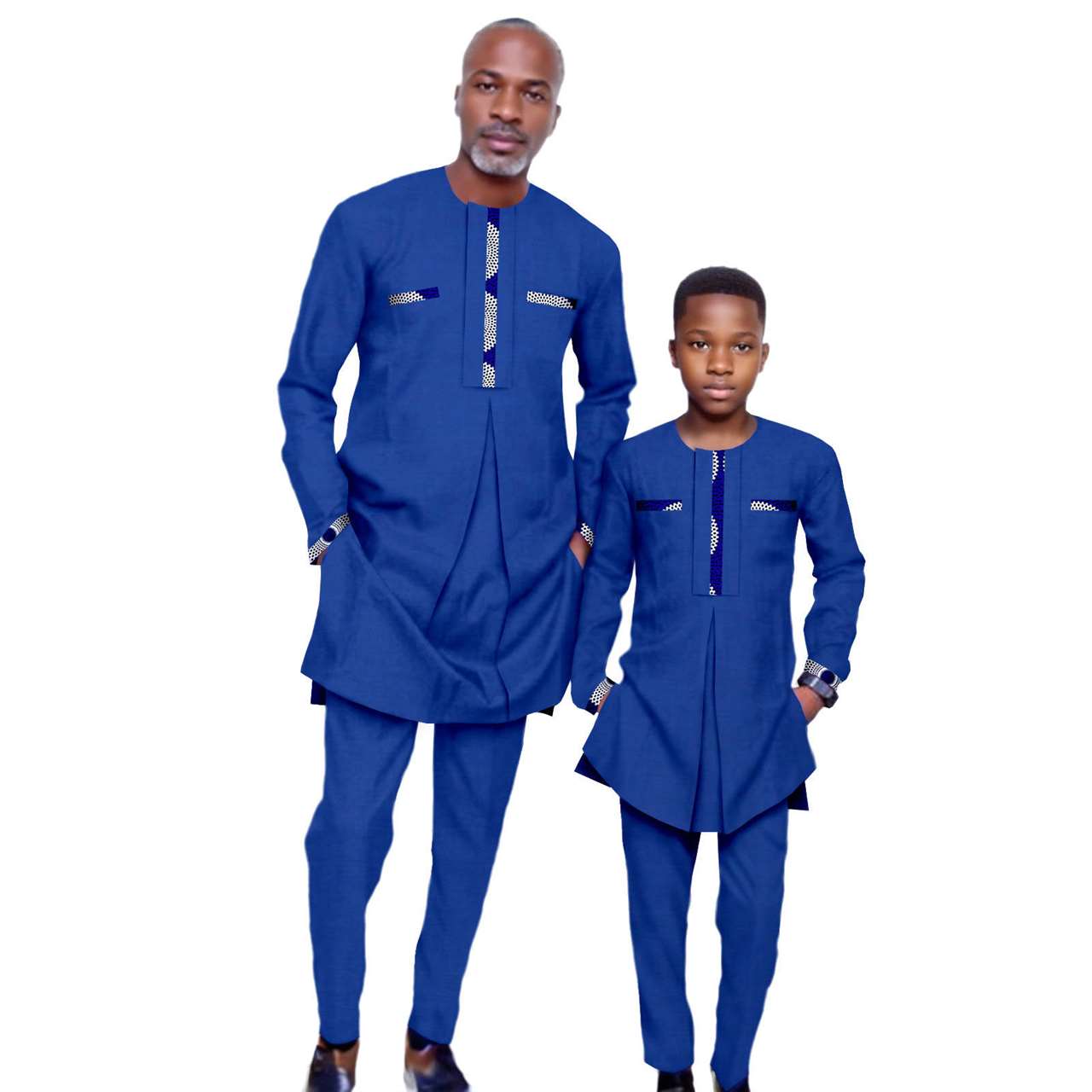 Father and Son Outfits Top Shirt and Pant Sets Outerwear FM017-2