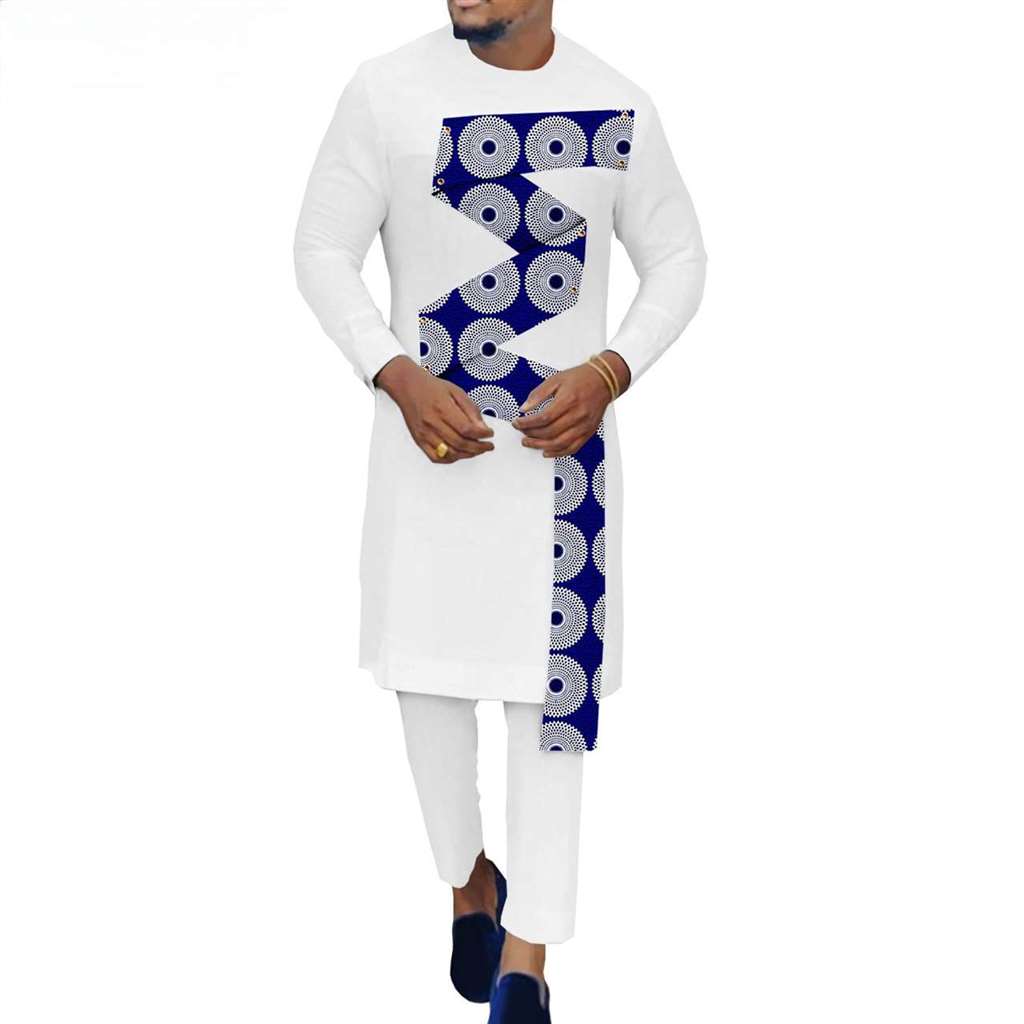 Couples African Clothes Women Dresses with Men suits CC006-3