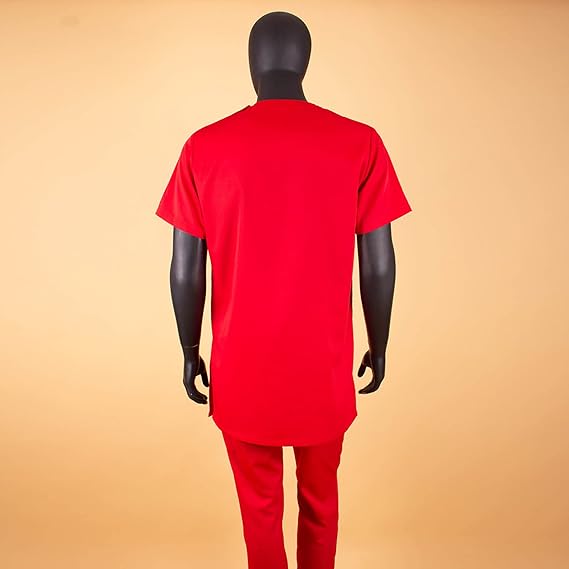 Men African clothes Tops and Pants Set Tracksuit Attire