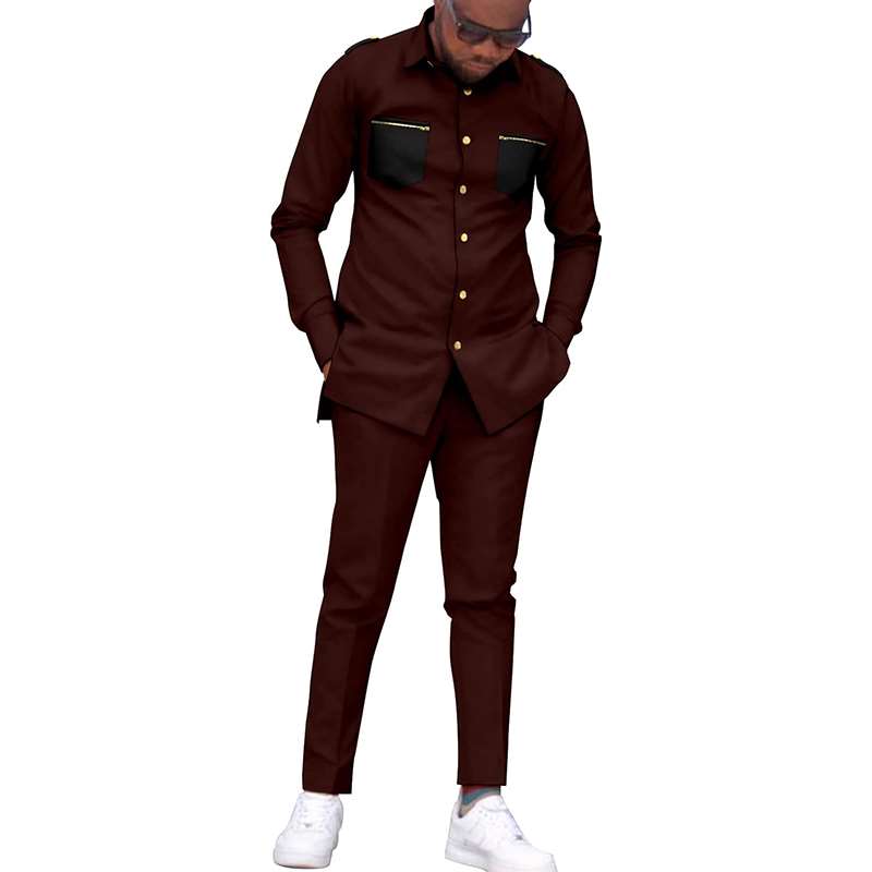 African Clothes for men | Polo Shirts with Match Pant