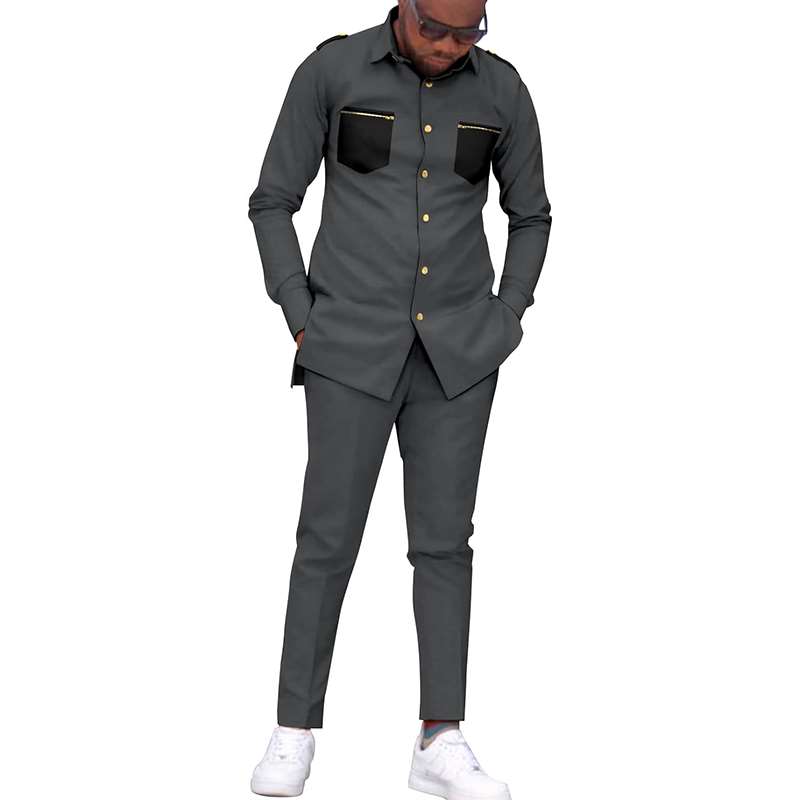 African Clothes for men | Polo Shirts with Match Pant