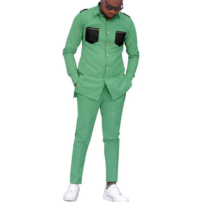 African Clothes for men | Polo Shirts with Match Pant