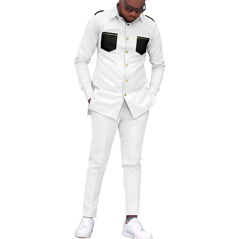 African Clothes for men | Polo Shirts with Match Pant