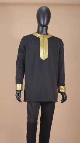 Men African Suits Tracksuit Shirts and Pant Set Ankara Outfits