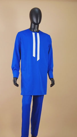 Men African Suits Shirts and Pants Set Tribal Outfits Tracksuit